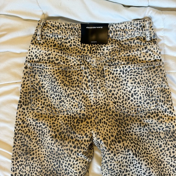 Alexander Wang Cheetah print jeans - Picture 6 of 8